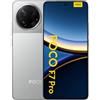 Xiaomi POCO F7 Pro 5G, 12+256GB, Argento, fotocamera principale da 50MP, batteria da 5110 mAh (tipi) con 45 W HyperCarge, IP64, funzioni AI (senza caricabatterie)