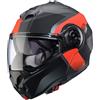 CABERG Casco DUKE EVO INDY Nero Opaco Rosso Fluo CABERG M