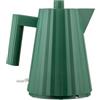 Alessi Plissé MDL06/1 GR - Bollitore Elettrico di Design, in Resina Termoplastica, Spina Europea, 2400 W, 100 cl, Verde