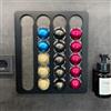 molemo Portacapsule per Nespresso Vertuo, autoadesivo, nero, senza foratura