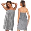DELAESI Kilt Sauna Donna Asciugamano da Saunas Telo Bagno con Fascia Elastica Adesivi Magici e Tasca Asciugamanos da Bagno Accappatoio Spugna Asciugamano Turco SPA Accappatoio Donna per Sauna