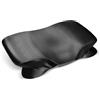 Zelimun Federa in raso per cuscino in memory foam, 40 x 60 cm, liscia e morbida, con cerniera invisibile, colore nero