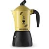 Bialetti Caffettiera Orzo Express, 2 Tazze, Pensata per preparare un Orzo Espresso, Non adatta a induzione, Giallo