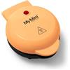 Nostalgia MyMini Griddle Elettrico Personale Nonstick ottimo per Diete Keto e Low-Carb Uova, Omelette, Pancakes, Plastica, 550 W, Arancione