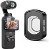 MINGVEN Obiettivo grandangolare magnetico compatibile con DJI Osmo Pocket 3, FOV espanso di 112°, multi rivestimento/vetro ottico HD/telaio in alluminio