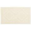 GALILEO Tappeto bagno antiscivolo avorio 50x80 cm in 100% cotone, Sibilla