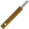 Fackelmann 30382 - Tiralinguetta in Legno e Acciaio Inox