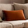 furn. Fodera per cuscino in velluto Wylder Tilly - Ruggine/Visone - 40x60 cm