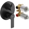 Duravit D-Code Mitigeur monocommandé encastré set, 2 consommateurs, DC5210008046, DC5210008046, Colorazione: Nero opaco