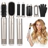 Towwoo Spazzola Ad Aria Calda 1200 W, 6 in 1 Air Styler con 6 Accessori Per Asciugatura, Lisciatura, Stampaggio,Ioni Negativi, Spazzola Asciugacapelli Multifunzione Adatto A Tutti I Tipi Di