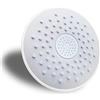 Tri-Aroute Soffione doccia a pioggia con design avvitato in gomma siliconica ABS rotonda da 19 cm, per cabina doccia a pioggia Rubinetti sul tetto della stanza Spruzzatori d'acqua