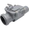 MD Technic Tappo Antiritorno con Blocco Ø 50 fino a Ø 200 in Arancione e Grigio (DN 75 Grigio)