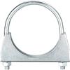 QUARKZMAN Marmitta Bullone U Morsetti per 80mm(3-1/8) Diametro Scarico Coda Tubo, 1pz Scarico U Fascetta Sella Tipo Bullone U Fascette