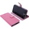foto-kontor Custodia compatibile con Brondi Amico Vero 4G Book Style Case Cover Smartphone protettiva Portafoglio per cellulare Cover a libro Supporto per telefono rosa