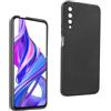 REY Cover in Gel TPU Nera per Huawei P Smart PRO 2019 - Honor 9X PRO - Huawei Y9s, Ultra Sottile 0,33 mm, Morbido Flessibile, Custodia Silicone