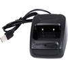 Mengshen Baofeng Caricabatteria with USB Plug for Baofeng 888S 777S 666S H777 / R888s Plus Two Way Radio Walkie Talkie BF-888S_C4