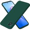 EASSGU Custodia per OPPO A73 5G (6.5 Inches), Cover Morbida in Silicone TPU - Verde scuro