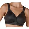 Generico Selene Reggiseno Comfort Eloisa, Senza Ferretto, con Imbottitura e Spalline Larghe Coppa D (IT, Taglia della Coppa & Taglia della Fascia, D, 6, Nero)