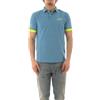 SUN68 Polo Logo Fluo S/S - 95% Cotone 5% Elastan Avio XXL