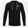 Under Armour Rival Terry Lc Fz Felpa Zip Capp Garz Nera Uomo