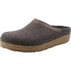 HAFLINGER Grizzly Torben Leder 713001 Pantofole Unisex Adulto, Numero:41 EU, Colore:Marrone