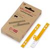 Veloflex Velofix Pure - Amplificatore forato, 105x15mm, carta certificata FSC, autoadesivo, distanza tra i fori 60 e 80mm, per rinforzare i bordi di cucitura, in particolare per disegni, piani, bianco