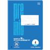 Staufen premio Quaderno - 5 quaderni, 32 fogli ciascuno, DIN A5, righello 4 (rigatura 10 mm), carta riciclata da 90 g/m²