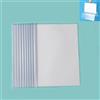 Dvagoent Rilegatura Fogli A4, Dorsini Rilegafogli a4, Ferma Fogli Dorsetti Raccoglitore Cartella Trasparente, 10pz, Plastica pp (Aste Trasparenti)