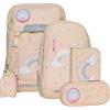 BECKMANN Classic Schoolbag Set 6-teilig 22L Yellow Heart