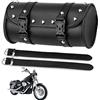 Pummny Borsa Attrezzi da Moto, Borsa Forcella Anteriore per Manubrio Moto, Impermeabile, Con 2 Cinghie di Fissaggio, Per Maggior Parte Delle Motociclette (Nero)