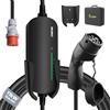 Morec Cavo di Ricarica Tipo 2 16A 11KW 380V, Caricatore EV e Stazione di Ricarica Mobile con Spina CEE trifase, wallbox Mobile EVSE da 6M per Veicoli elettrici con Custodia per Il Trasporto