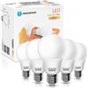 Aigostar Lampadine LED E27 15W (equivalenti a 99W), Luce Bianca Calda 3000K, 1500 Lumen, A60 LED Lampadina Super Luminosa, Pacco da 5