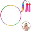 Uoimky Hula Hoop - Pneumatico per bambino con corda per saltare, Hoola Hoop 8 sezioni rimovibili e regolabili, per ragazzi e ragazze, fitness da 4 anni in su