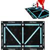 AetherAurora Tappetino da Allenamento per Calcio 60 X 90 cm/23.6 X 36.4 Inch Tappeto Calcioe Allenamento Antiscivolo Silenzioso Assorbimento Degli Urti, Regali per Gli Appassionati, Adulti e Bambino di Calcio