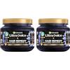 Garnier Ultra Dolce Carbone Magnetico, Maschera Idratante Hair Remedy, 97% Origine Naturale, 1 Minuto di Posa, Per Lunghezze Secche, Senza Siliconi, 340 ml (Confezione da 2)