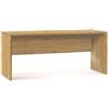 SCRIVANIA CM.180X69X76H NOCE STELVIO