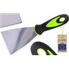 ToolSpace Coltello professionale per stucco in acciaio inox con impugnatura in plastica Coltello professionale per stucco - Spatola in plastica 80 mm