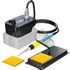 Nananuu Saldatore senza fili per Makita 18V (senza batteria), stazione di saldatura professionale a riscaldamento rapido 12s, regolabile 0-500 °C, display a LED, strumento di saldatura di precisione