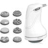 Helining Massaggiatore Anticellulite Elettrico, Massaggiatore Cellulite Professionale con 8 Accessori Intercambiabili, Stringere Modellare, Alleviare L'affaticamento di Collo, Spalle, Vita, Pancia, Gambe