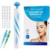 SZCLKJGS 2 in 1 Skin Tag Remover - Auto Skin Tag Pen Remover con 40 Micro e normali fasce per la pelle, facile da usare, sicuro e indolore rimuove da piccole a grandi (2 mm-8 mm)
