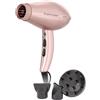 GAMMA+ Asciugacapelli Professionale X-Hybrid Compact, Phon per Capelli Leggero e Compatto, Tecnologia Ionica, Griglia Rivestita in Tormalina, 1800-2100W (Gold Rose)