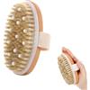 Dewfigs ㅤ Spazzola per il Corpo a Secco, Dry Brushing Body Brush, Spazzola Scrub Setole Naturali, Spazzola Massaggio Anticellulite per Esfoliare la Pelle Secca, Drenaggio Linfatico, Trattamento Anti-Cellulite