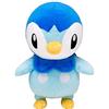 Pokémon Pokemon Selezione Figure di Peluche | 20 cm Giocattoli Peluche | Figure Animale, Felpa:Piplup