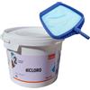 AQUA SPHERE DICLORO GRANULARE AQUA SPHERE Secchio 5 kg - Cloro 56% ideale per Trattamenti Shock + Retino Gigante di Superficie