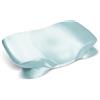 Zelimun Federa in raso per cuscino in memory foam, 40 x 60 cm, liscia e morbida con cerniera invisibile, colore blu
