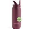 waterdrop MICRODRINK waterdrop® Borraccia con Cannuccia 600 ml, Borraccia Termica, Acciaio inox senza BPA, Borraccia Bambini, Palestra, Adulti, Bottiglia Termica per Bevande Calde e Fredde