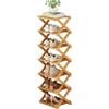 Generic Scarpiera Legno, Scarpiera Pieghevole, Scarpiera salvaspazio Slim Ingresso, Scaffale per Scarpe, Mobile Portaoggetti, Stoccaggio Verticale Stretta per Ingresso, Bagno, Soggiorno e Corridoio