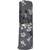 Generico Telo Arredo Copritutto Fantasia Fiori Grand Foulard in Colore Tortora,Verde,Ciliegia Misura Matrimoniale 260x280cm grigio