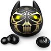 AMAFACE Teschio Auricolari Wireless Bambini Cuffie Bluetooth con Mic 36H Playtime IPX6 impermeabile controllo tattile HIFI stereo Display LED USB-C Cuffie Ragazzi per iPhone Android