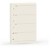 Harphia Ricarica per agenda A7, A7 per Filofax, senza data, lunedì inizia a sinistra, 6 fori/100 g/m², 45 fogli/90 pagine, 10,2 x 8,1 cm, (A7 piano settimanale)